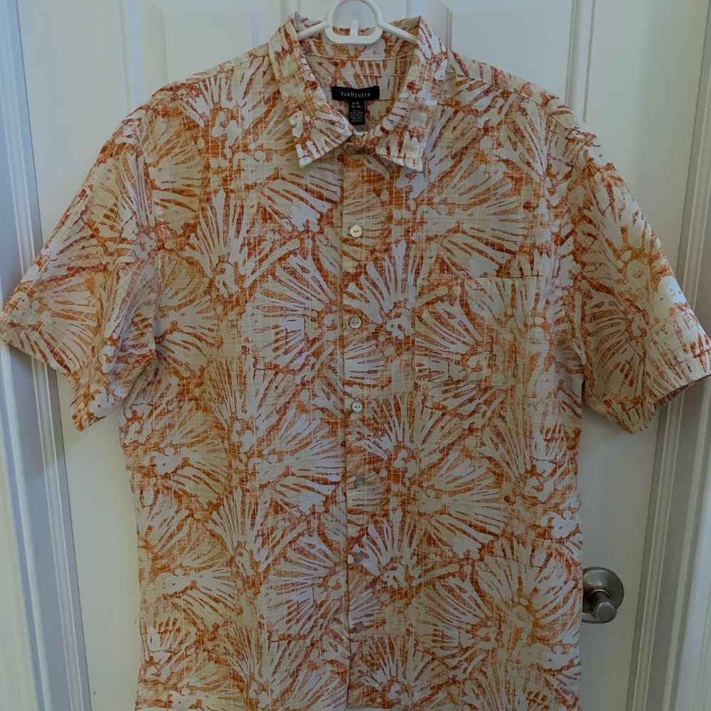 Van Heusen - Button Down - Orange - XL